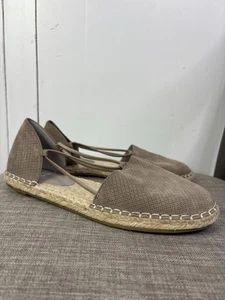 Eileen Fisher Damenschuhe 7,5 Lee Espadrille Sandale geschlossene Zehe Marmor Slipper - Bild 1 von 10