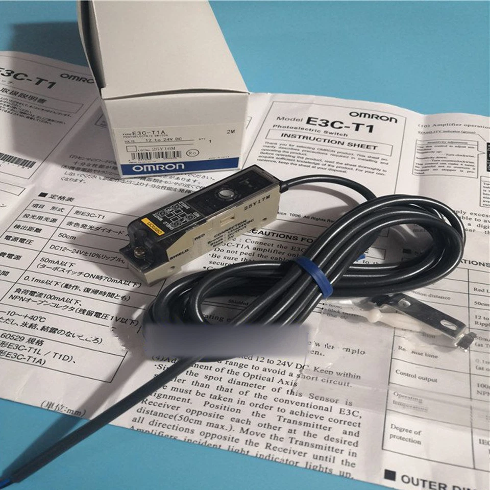 1PC NEW IN BOX OMRON E3C-T1A Photoelectric Amplifier FREE SHIPPING - Image 1 of 3