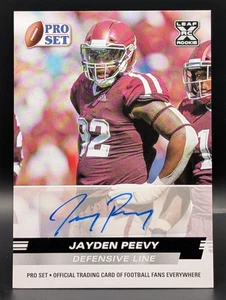 2022 Pro Set Draft #PSA-JP2 Jayden Peevy Auto - Texas A&M Aggies - Picture 1 of 2