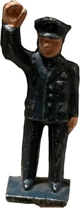 Lincoln Logs Lead Figure, Policeman Directing Traffic, 1950s USA - Picture 1 of 2