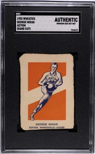1952 Wheaties Basketball George Mikan Action SGC A Authentic LA Lakers HOF - Picture 1 of 2