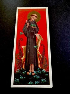 1 Tarjeta de Felicitación de Navidad Crestwick de Colección San Francisco en Jardín con Pájaros Azules y Ciervos - Imagen 1 de 4