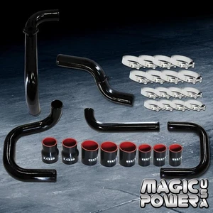Acopladores de tubería intercooler negro S/RS BOV kit de brida para 1994-2001 Integra DC2 - Imagen 1 de 1