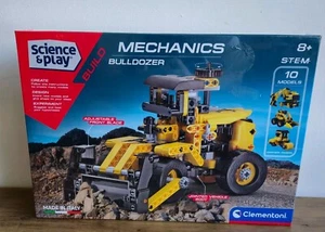 BNIB Science Museum Mechanics Laboratory Bulldozer Clementoni 61718 Building Set - Picture 1 of 6