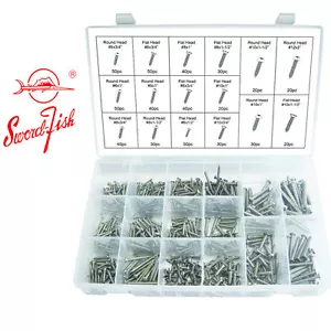 Pesce Spada 30090 - Assortimento di viti in acciaio inox 560pz - Foto 1 di 5