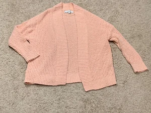 Loft Damen Pullover/Cardigan Größe M orange vorne offen weich klassisch - Bild 1 von 11