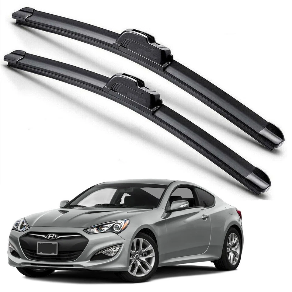 Limpiaparabrisas híbrido de silicona para Hyundai Genesis 2010-2016 cupé Foto 1 de 4