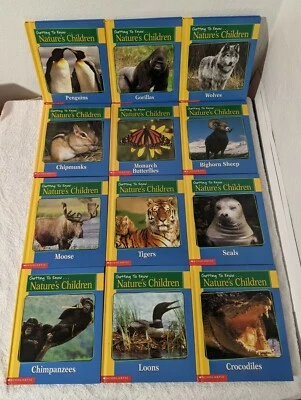 Getting to Know Nature's Children Scholastic Animal Books Set Lot of 12 - Image 1 of 4