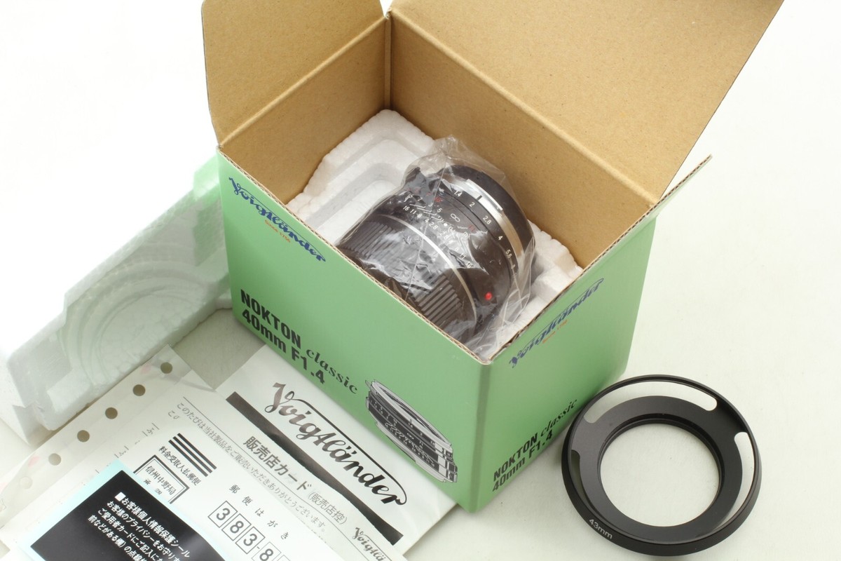 NOKTON CLASSIC 40mmF1.4 SC ＋CF adapter NOKTON CLASSIC 40mmF1.4 SC ＋CF adapter NOKTON CLASSIC 40mm F1.4