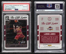 2016-17 Panini Donruss Optic The Elite Series LeBron James #9 PSA 10 GEM MT