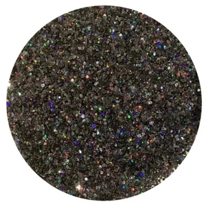 100g 1mm HOLOGRAPHIC BLACK CHUNKY GLITTER .040” CRAFTS WALLS  CLEARANCE LOT - Picture 1 of 1