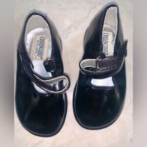 Oshkosh Baby Size 3 Mary Jane Black Dress Shoes