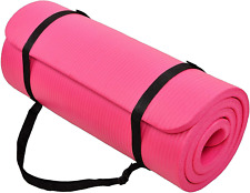 1-Inch Extra Thick High Density Anti-Tear Exercise Yoga Mat