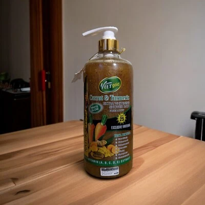 Veet gold Carrot & Turmeric extra whitening shower bath 1000ml Spf 25 - Image 1 of 4