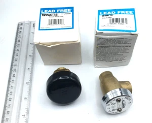 Watts Lot of 2 Vacuum Relief Valve 1/2" LFN36M1, Anti Siphon Vacuum Breaker 3/8" - Picture 1 of 7