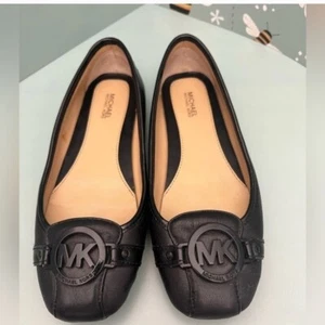 MK Michael Kors Fulton ballerine in pelle da donna taglia 7M scarpe da ballo slip on * - Foto 1 di 14
