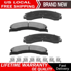 4PCS Front or Rear Ceramic Brake Pads For Chevy Suburban 3500 HD 2016 2017 2018 - Picture 1 of 5
