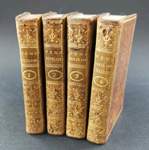 BOUDIER DE VILLEMERT, Pensées philosophiques sur la nature, 1784-86 (4 vol.) - Picture 1 of 12