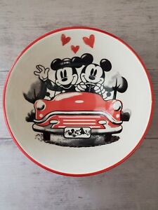 NEW (4) Red Disney Mickey & Minnie Mouse Love Heart Bowls Home Dining Decor