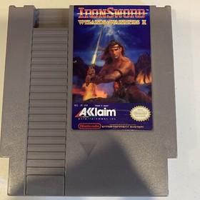 Nintendo NES Cart Authentic/Original Tested Wizards & Warriors 2 Ironsword