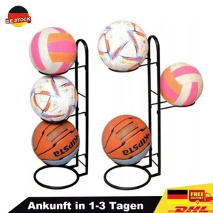 Soporte de exhibición de pelotas soporte de metal para equipo deportivo de fútbol baloncesto - Imagen 1 de 8
