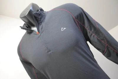 Paradox Merino Mezcla 1/4 Cremallera Dri-Release Pullover Chaqueta Atlética Para Hombres Talla Mediana Foto 1 de 4