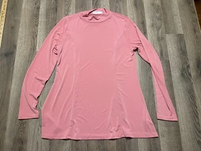 Camisa Zenana Outfitters, para mujer talla pequeña, naranja, manga larga, cuello redondo Foto 1 de 4