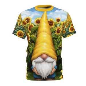 Gnome T-Shirt Scandinavian Swedish Garden Gnome Troll Tee Shirt Gift for Him Her - Picture 1 of 9