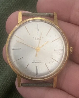 RELOJ MECÁNICO URSS Poljot de Luxe 23 joyas au20 funcionando Foto 1 de 4