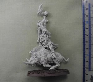 SAVAGE ORC GREAT SHAMAN on WAR BOAR Resin Orcs Orruk Warclans Age of Sigmar 19 - Picture 1 of 3