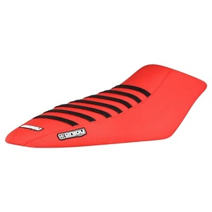 Kawasaki Z 125 Pro Seat Cover Z125 Gripper all RED/BLACK ribs #171 - Bild 1 von 5