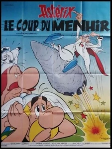 ASTERIX ET LE COUP DU MENHIR - Affiche Cinéma 120x160 Pliée CAC4020 - Photo 1/1
