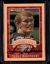 2000 Donruss All Time Gridiron Kings On Card Terry Bradshaw /250 Auto Autograph