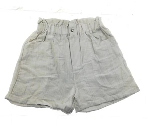 Unbranded Women's Regular Mom Shorts Elastic Waist Pullon Flat Front Size Small - Picture 1 of 4