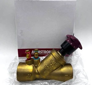 NOB Armstrong 2" ARMFlo Brass Circuit Balancing Valve 571110LF-355 300PSI - Picture 1 of 9