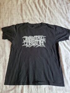Brutal Truth T-Shirt Large Metal Morbid Angel Slayer Deicide Benediction
