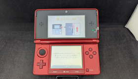 B3623 Nintendo 3DS console Metallic Red Japan w/pen x