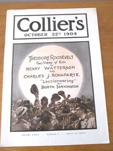 Collier's Magazine October 22 1904 Theodore Roosevelt Booth Tarkington - Picture 1 of 5