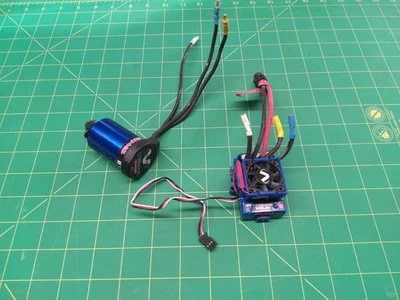 Traxxas VXL 3355r esc & 3351r brushless motor Slash Revo Emaxx Rustler HPI OFNA - Image 1 of 4