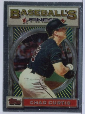 Topps Finest #146 1993 Chad Curtis Foto 1 de 2