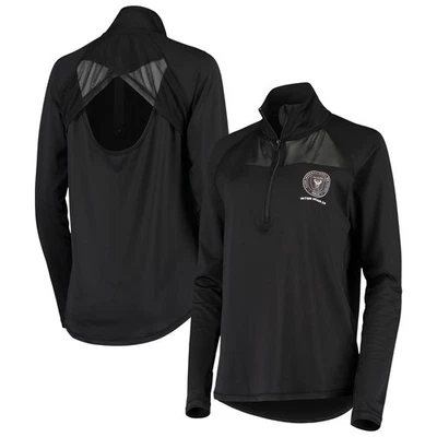 New Women’s Inter Miami CF New Era Women's Open Back 1/4 Zip Pullover Size L - Image 1 of 4