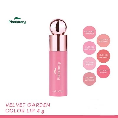 Plantnery Velvet Garden Color Lip Lip Care Products cosmetic 4g - Image 1 of 4