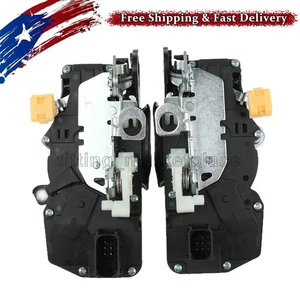 2pcs Door Lock Actuator Front For Chevy Silverado GMC Yukon Cadillac Escalade - Picture 1 of 11