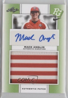 2018 Leaf Metal Perfect Game All-American Classic /8 Mack Anglin Patch Auto - Image 1 of 2