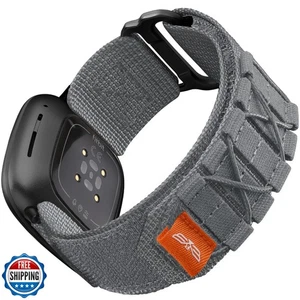 Bandletic Tactical Rugged Bands Compatible with Fitbit Versa 4 Bands, Soft Du - Picture 1 of 5