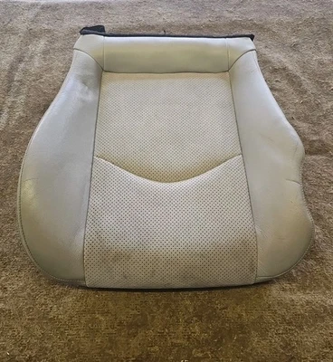 2011-2016 370Z Gray Leather Passenger Seat Bottom Cover Cushion & Frame OEM Foto 1 de 4