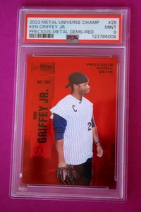 2022 Metal Universe Champions #25 Ken Griffey Jr Red PMG PSA 9 - Picture 1 of 4