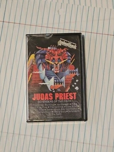 JUDAS PRIEST DEFENDERS OF THE FAITH CASSETTE TAPE - Imagen 1 de 3