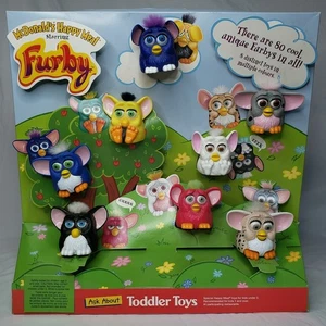 McDonald’s 1999 Furby Happy Meal Display w/Eight Toys - Picture 1 of 4