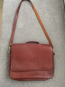 Vintage Joop Hand Tasche Leder In Braun Sucht Neuen Besitzer - Bild 1 von 5